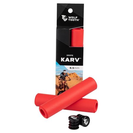 PUÑOS KARV 6.5MM GRIPS ROJO