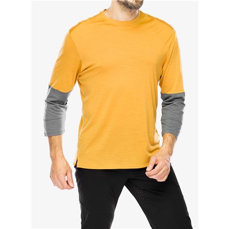 CAMISETA PATAGONIA MERINO 3/4 GOLDEN CARAMEL M