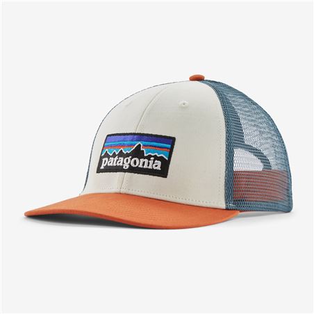 GORRA PATAGONIA P-6 LOGO LOPRO BLANCA