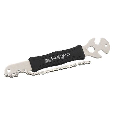 LLAVE BIKE HAND DE PEDALES Y DESMONTACORONAS 7-12 VEL